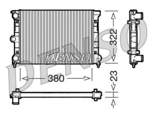 DRM32032 (DENSO) Радиатор основнойVW Polo 81-94 VW Passat B2 81-88