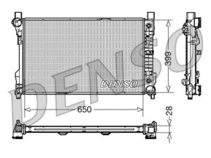 DRM17079 (DENSO) Радиатор основнойMercedes-Benz C-Class W203 00-07 Mercedes-Benz CLK W209 02-10 Mercedes-Benz CLC 08-11