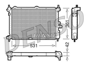 DRM20014 (DENSO) Радіатор основний