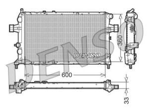 DRM20018 (DENSO) Радиатор основнойOpel Zafira A 99-05 Opel Astra G 98-05