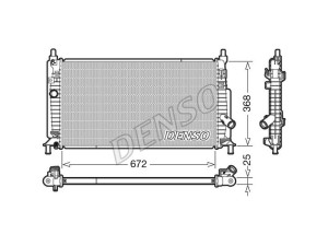 DRM44034 (DENSO) Радіатор основнийMazda 3 09-13