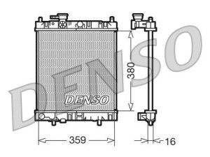 DRM46001 (DENSO) Радиатор основной