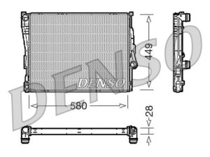 DRM05069 (DENSO) Радиатор основнойBMW 3 E46 99-05 BMW Z4 E89 09-17 BMW Z4 E85-86 02-08