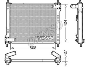 DRM46043 (DENSO) Радиатор основнойNissan Juke 10-19