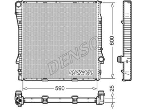 DRM05113 (DENSO) Радиатор основнойBMW X5 E53 00-07