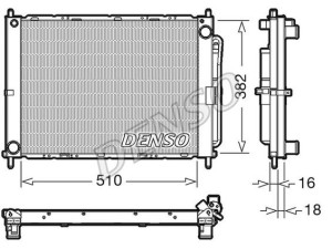 DRM46102 (DENSO) Радиатор основнойNissan Micra 03-10