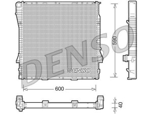 DRM05114 (DENSO) Радиатор основнойBMW X5 E53 00-07