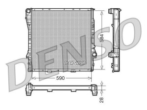 DRM05116 (DENSO) Радиатор основнойBMW X5 E53 00-07