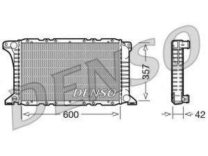 DRM10090 (DENSO) Радиатор основнойFord Transit 86-00