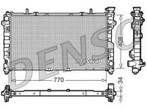 DRM06012 (DENSO) Радиатор основнойChrysler Voyager 00-07 Chrysler Grand Voyager 08-15