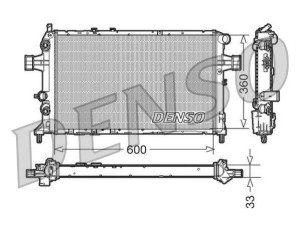 DRM20017 (DENSO) Радиатор основнойOpel Zafira A 99-05 Opel Zafira B 05-12 Opel Astra G 98-05