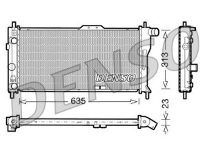 DRM20034 (DENSO) Радиатор основной