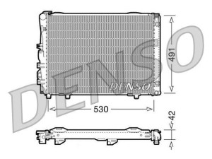 DRM17030 (DENSO) Радиатор основнойMercedes-Benz E-Class W124 84-95