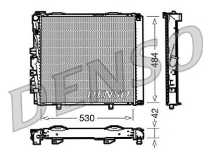 DRM17040 (DENSO) Радиатор основнойMercedes-Benz E-Class W124 84-95