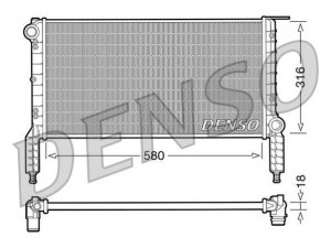 DRM09063 (DENSO) Радиатор основнойFiat Doblo 00-09