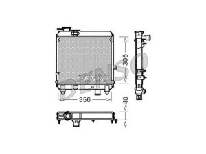 DRM09081 (DENSO) Радіатор основний