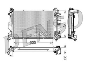 DRM25013 (DENSO) Радиатор основнойSAAB 9-3 98-03 SAAB 9-3 02-11