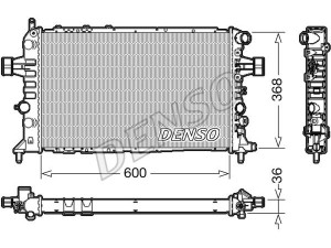 DRM20112 (DENSO) Радиатор основнойOpel Astra G 98-05