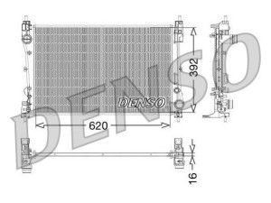 DRM09115 (DENSO) Радиатор основнойFiat Grande Punto 05-10