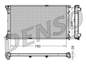 DRM23098 (DENSO) Радиатор основнойRenault Trafic 00-14 Nissan Primastar 02-14 Opel Vivaro 01-14