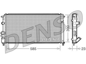 DRM23053 (DENSO) Радиатор основнойRenault Scenic I 97-03 Renault Megane I 96-03