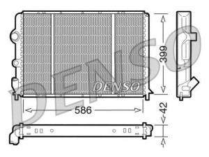 DRM23051 (DENSO) Радиатор основнойRenault Scenic I 97-03 Renault Megane I 96-03