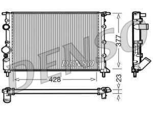 DRM23032 (DENSO) Радиатор основнойRenault Kangoo 97-07 Nissan Kubistar 03-08