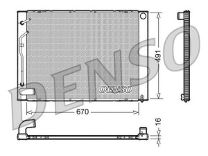 DRM50054 (DENSO) Радіатор основнийToyota Sienna 03-10