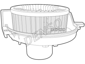 DEA27001 (DENSO) Моторчик печкиVW Polo 09-18 Audi A1 10-18 Skoda Fabia II 07-14