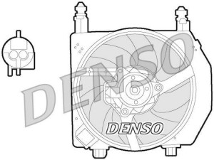 DER10006 (DENSO) Вентилятор основного радиатораFord Fiesta 96-01