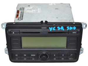 5J0035161A (SKODA) Магнитола под диски