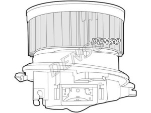 DEA21007 (DENSO) Моторчик печкиPeugeot 306 93-02 Peugeot Partner 96-08 Citroen Berlingo 08-18