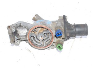 9628743488 (FIAT) Корпус термостата під 2 датчикиFiat Scudo 95-07 Peugeot Expert 95-07 Citroen Jumpy 95-07