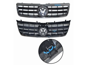 7L6853651A (VW) Решітка радіатора -07VW Touareg 02-10