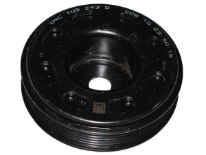 04C105243D (VW) Шкив коленвала 6 ручейков 1.4TSI 16V, 1.5TSI 16V, 1.2TSI 8VVW Tiguan 16-24 Audi A4 15- Skoda Rapid 13-19