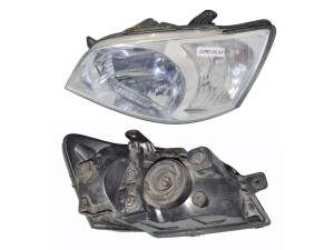 921011C030 (HYUNDAI) Фара ліва механічний коректор -05Hyundai Getz 02-10