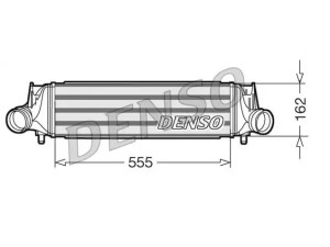 DIT02035 (DENSO) Радиатор интеркулераAudi TT 06-14