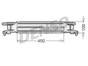 DIT20002 (DENSO) Радіатор інтеркулераOpel Corsa D 06-15