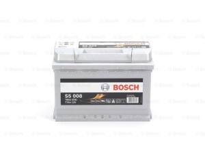 0092S50080 (BOSCH) Аккумулятор 77Ah 780A R+ 12V Bosch Silver Plus S5008, 6CT-77R (278x175x190)Audi A4 04-08 Skoda Octavia A7 13-19 Renault Megane III 09-16