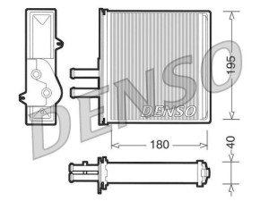 DRR09060 (DENSO) Радиатор печкиFiat Barchetta 95-05