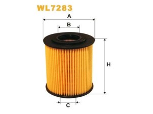 WL7283 (WIX FILTERS) Фильтр масляныйBMW X5 E53 00-07 Opel Omega B 93-03 Range Rover 02-12