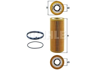 OX381DECO (KNECHT) Фильтр масляныйVW Touareg 10-18 Audi A6 11-18 Porsche Cayenne 10-17