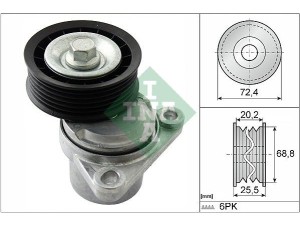 534032610 (INA) Натяжитель ремняFord Escape 00-07 Ford Fiesta 02-09 Mazda 6 02-07