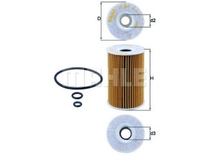 OX388DECO (KNECHT) Фільтр маслянийVW Passat B7 10-15 Audi A6 11-18 Skoda Octavia A5 04-13