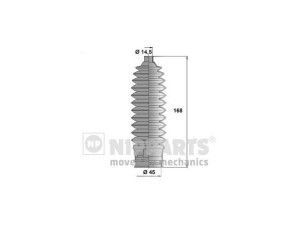 N2847012 (NIPPARTS) Пыльник рулевой рейки комплектSubaru Impreza 00-07 Subaru Legacy 03-09 Subaru Impreza 07-11