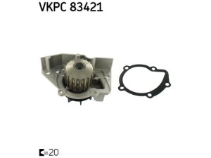 VKPC83421 (SKF) Помпа системы охлажденияFiat Ducato 94-02 Peugeot Partner 96-08 Citroen Berlingo 96-08