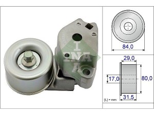 534047710 (INA) Натяжитель ремня поликлиновогоMitsubishi Pajero Sport 08-16 Mitsubishi L200 06-15