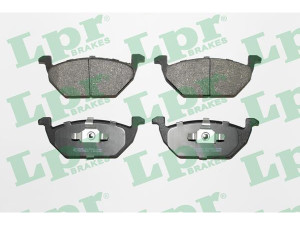 05P730 (LPR) Колодки тормозные дисковые передниеVW Golf VI 09-14 Audi A1 10-18 Skoda Fabia II 07-14
