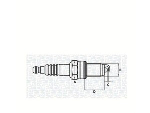 062000768304 (MAGNETI MARELLI) Свеча зажиганияFord Ka 08-16 Fiat Doblo 09-23 BMW 3 E36 93-99