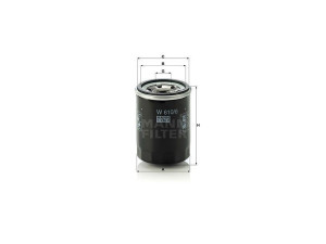 W610/6 (MANN-FILTER) Фильтр масляныйHonda Accord CP/CS USA 07-13 Honda Accord CU/CW 08-15 Acura ZDX 09-13